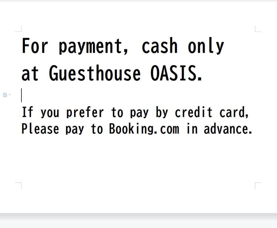 Guesthouse Oasis Osaka Eksteriør billede